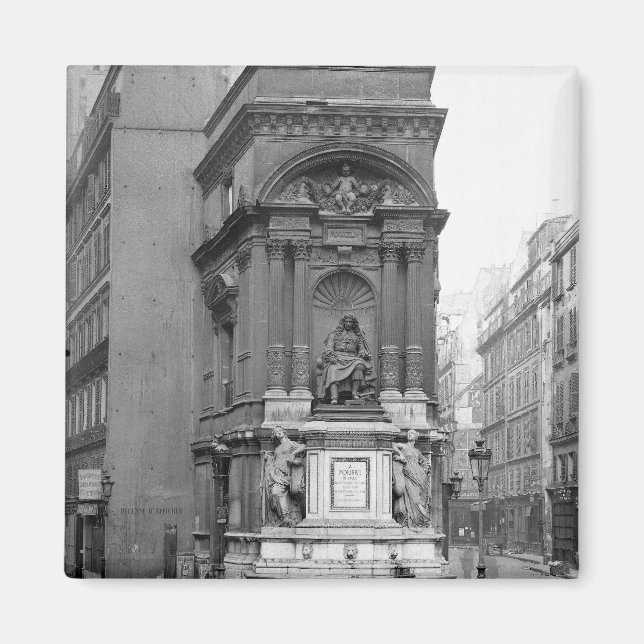 Moliere Fountain, 1844 Magnet (Front)
