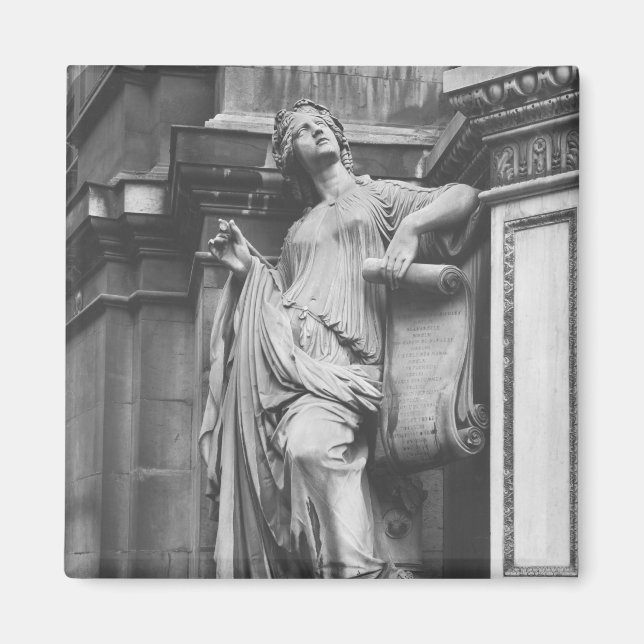 Moliere Fountain, Light Comedy, 1844 Magnet (Front)