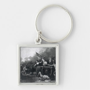 Moll Pitcher at the Battle of Monmouth Keychain