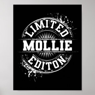 Mollie Limited Edition Funny Personalized Name Gif Poster