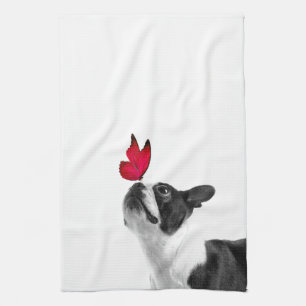 Mollie Mmouse ekind Boston Terrier Kitchen Towel