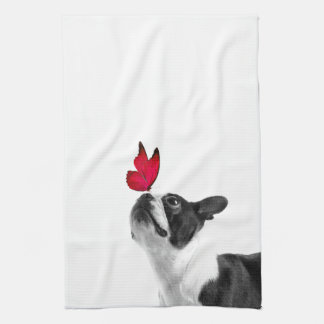 Mollie Mmouse ekind Boston Terrier Kitchen Towel