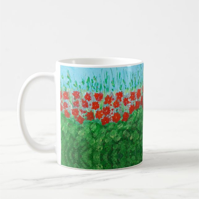 Mollie's Rose Garden Coffee Mug (Left)