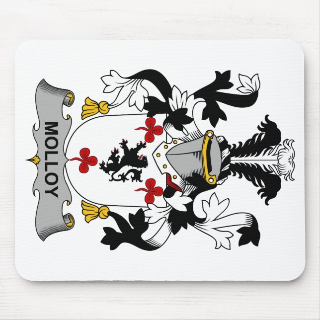 Molloy Family Crest Mouse Pad (Front)
