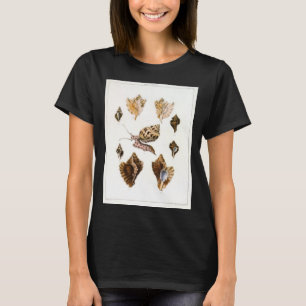 Mollusks and Snails, Vintage Marine Life Organisms T-Shirt