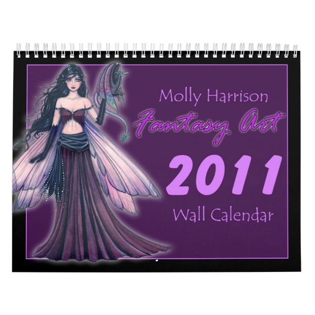 Molly Harrison 2011 Fantasy Art Calendar (Cover)