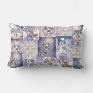 Molly Harrison Angels Collage Pillow