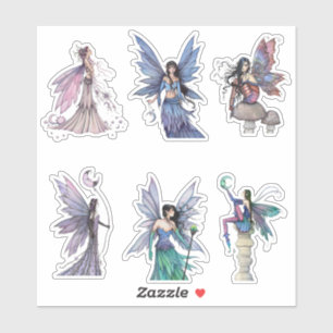 Molly Harrison Fairy Stickers Fantasy Art Fairies