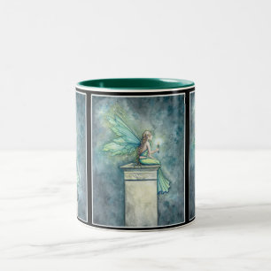 "molly harrison illustrations" Two-Tone coffee mug