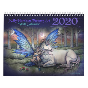 Molly Harrison Imaginaire Art 2020 Calendrier mura