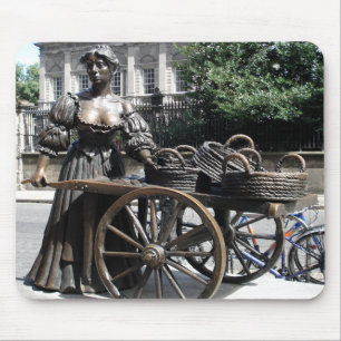 Molly Malone and Wheelbarrow Ireland Mousepad
