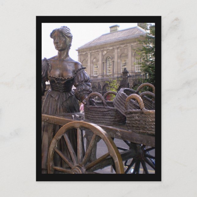molly malone in dublin postcard (Front)