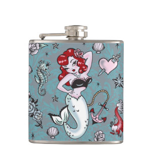 Molly Mermaid Flask