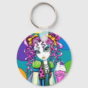 "Molly" Rainbow Ice Cream Fairy Keychain