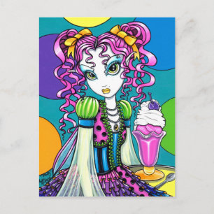 "Molly" Rainbow Ice Cream Fairy Postcard
