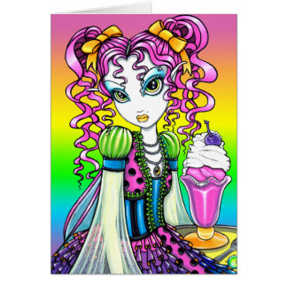 "Molly" Sherbet Ice Cream Rainbow Fairy Card