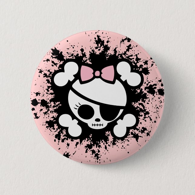 Molly Splat 2 Inch Round Button (Front)
