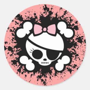 Molly Splat Classic Round Sticker