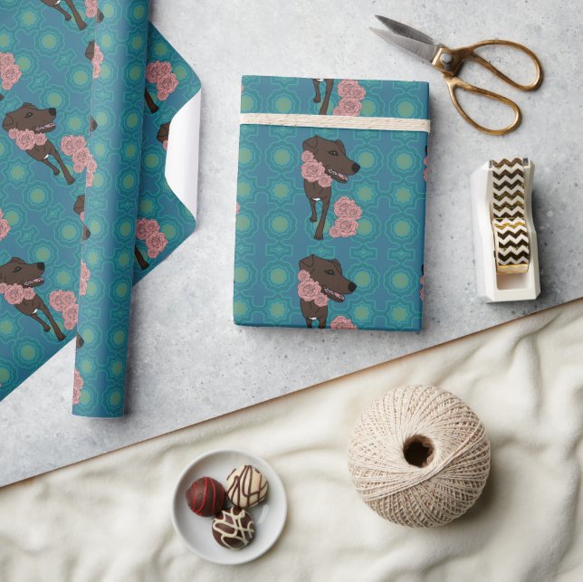 Molly the dog wrapping paper (Crafts)