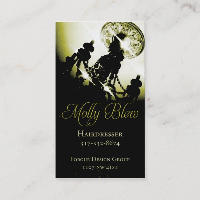 Molly's Business Cards (Front)