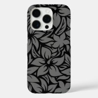 Moloaa Bay Hawaiian Hibiscus Tonal Black