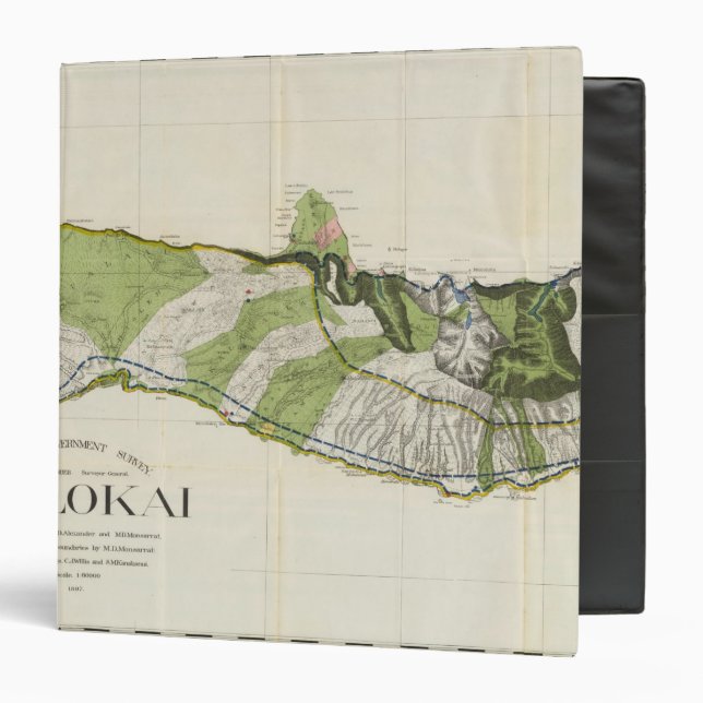 Molokai, Hawaii Binder (Front/Inside)