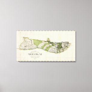 Molokai, Hawaii Canvas Print