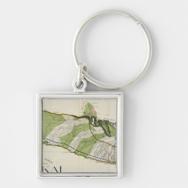 Molokai, Hawaii Keychain (Front)