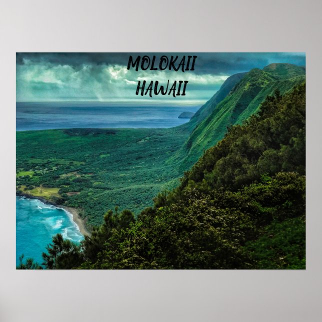 MOLOKAII HAWAII POSTER (Front)