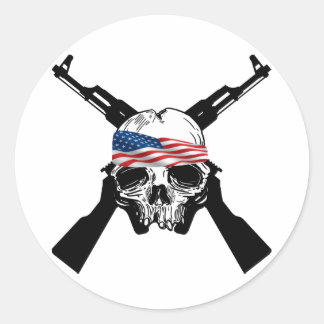 Molon Labe Baby Classic Round Sticker