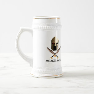 MOLON LABE BEER STEIN