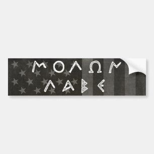 Molon Labe Bumper Sticker