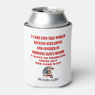 MOLON LABE CAN COOLER