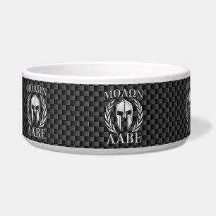 Molon Labe Chrome Style Spartan Armor Carbon Fiber
