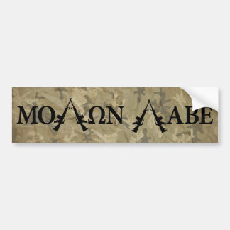 Molon Labe, Come and Take Them Bumper Sticker