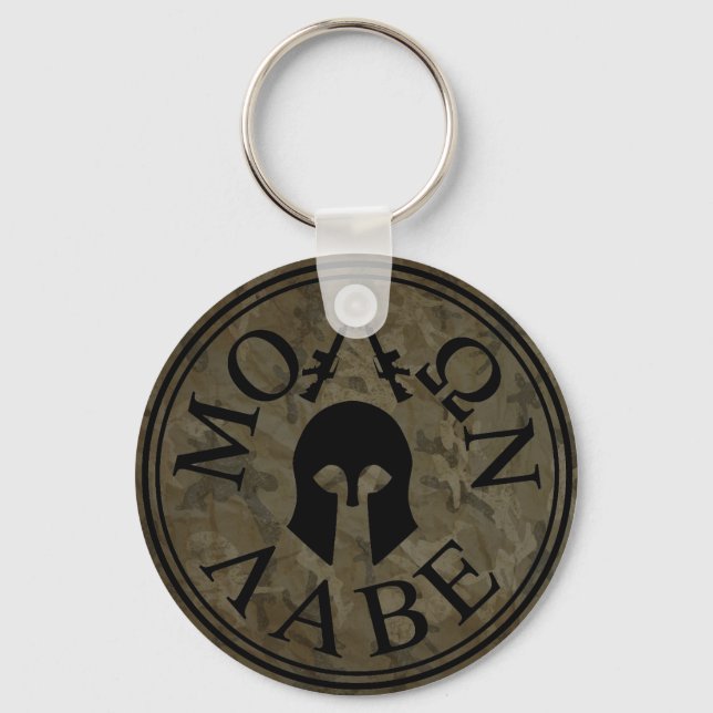 Molon Labe, Come and Take Them Keychain (Front)