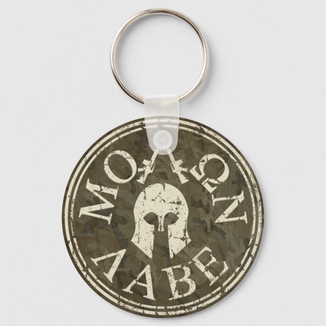 Molon Labe, Come and Take Them Keychain (Front)