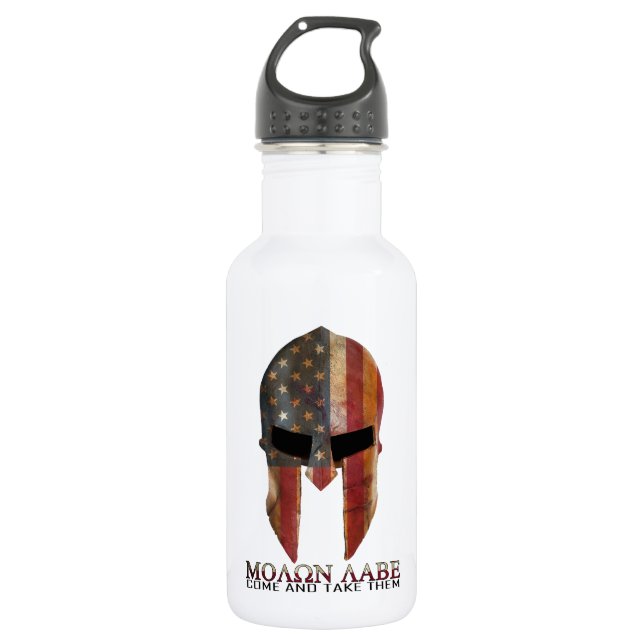 Molon Labe - Come and Take Them USA Spartan 532 Ml Water Bottle (Front)