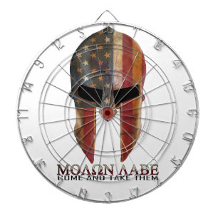 Molon Labe - Come and Take Them USA Spartan Dartboard