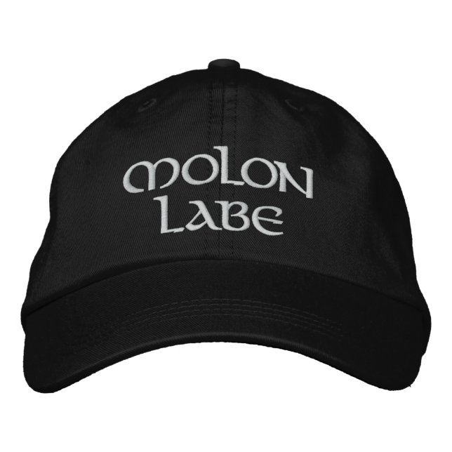 MOLON LABE EMBROIDERED HAT (Front)