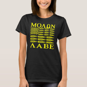 Molon Labe Flag  ©WhiteTigerLLC.com   T-Shirt