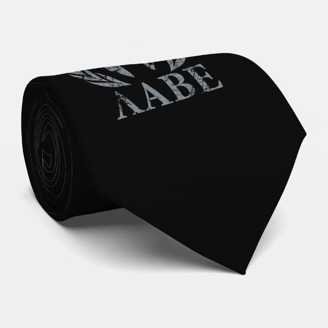 Molon Labe Grunge Spartan Helmet Tie (Rolled)