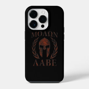 Molon Labe Iron Warrior Laurels iPhone 14 Pro Case