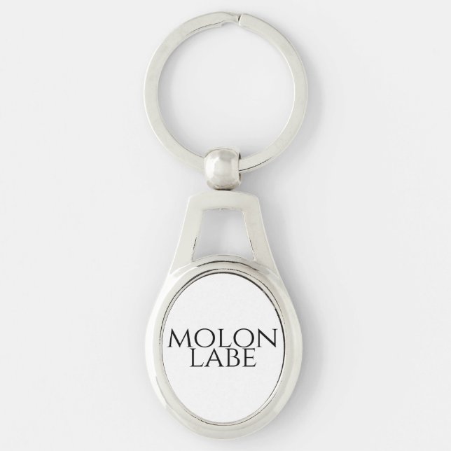 Molon Labe Keychain (Front)