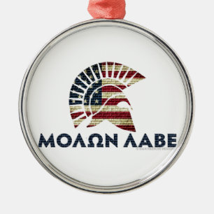 Molon Labe! Metal Ornament