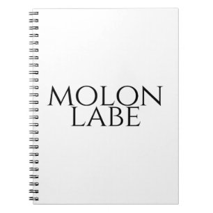 Molon Labe Notebook