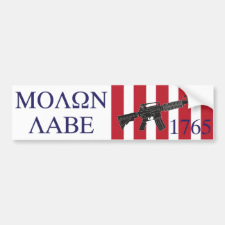 Molon Labe/Sons of Liberty Bumper Sticker
