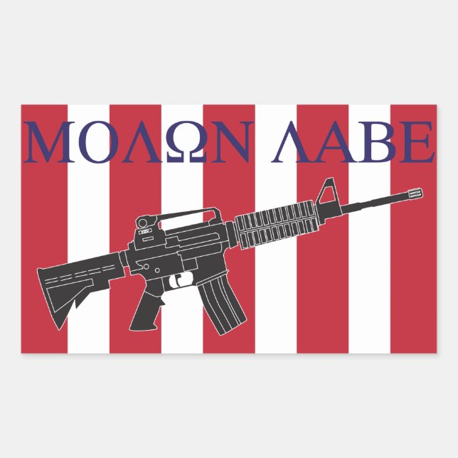 Molon Labe Sons of Liberty Sticker (Front)