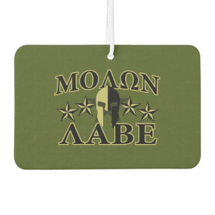 Molon Labe Spartan Helmet 5 stars Air Freshener