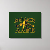 Molon Labe Spartan Warrior 5 stars green